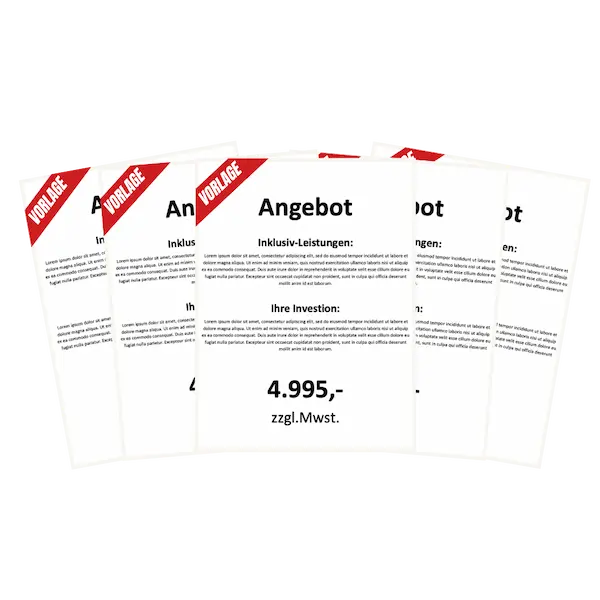 Angebotsvorlagen