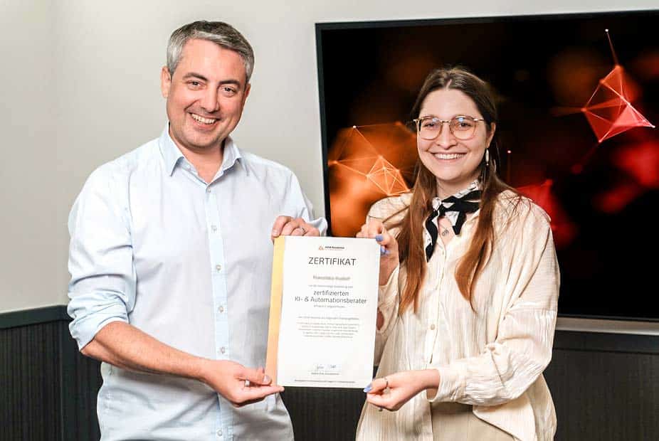 Zertifikatsübergabe